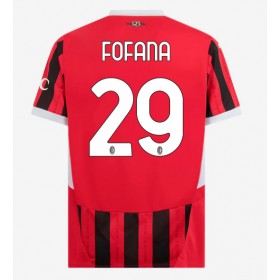 AC Milan Youssouf Fofana #29 Hemmakläder 2024-25 Kortärmad